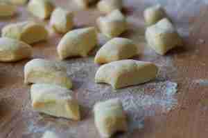 gnocchi di patate dettaglio