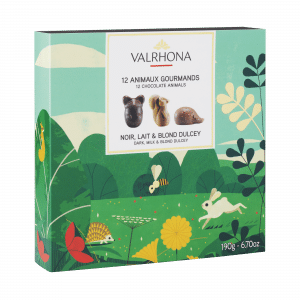 valrhona pasqua animali di cioccolato