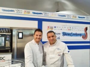 Cipicchia e Lagana dietro ai fornelli Cooking Show Street Food