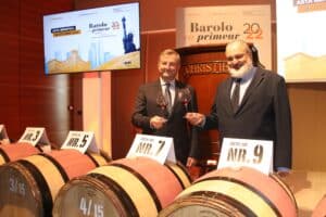 Barolo en primeur Pres Fondazione CRC Ezio Raviola e Pres Consorzio Barolo Matteo Ascheri